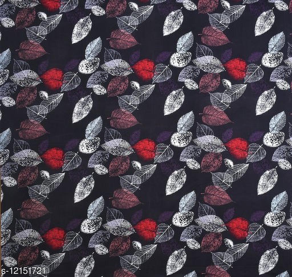 BLACK LEAVES Premium Fitted Bedsheet with 2 Pillow Covers (72X78X Upto 10 Inches) & 360 Degree Elasticated