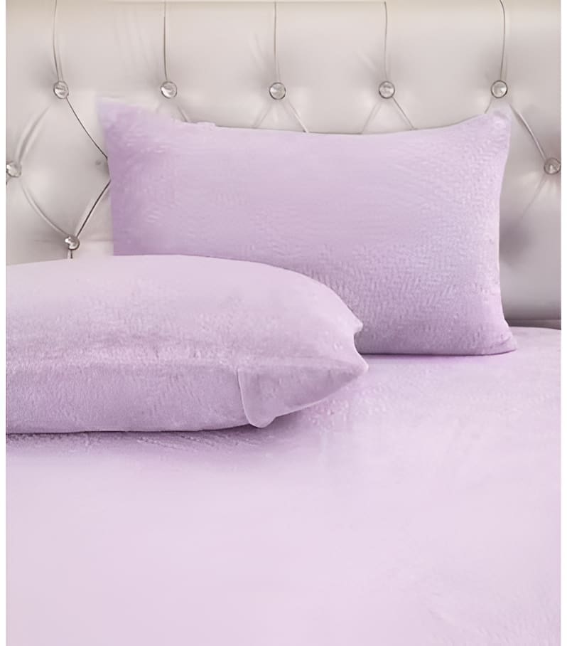 PREMIUM 500 TC HEAVY VELVET WARM FITTED BEDSHEET WITH ELASTIC ALL AROUND having Embossing Floral design