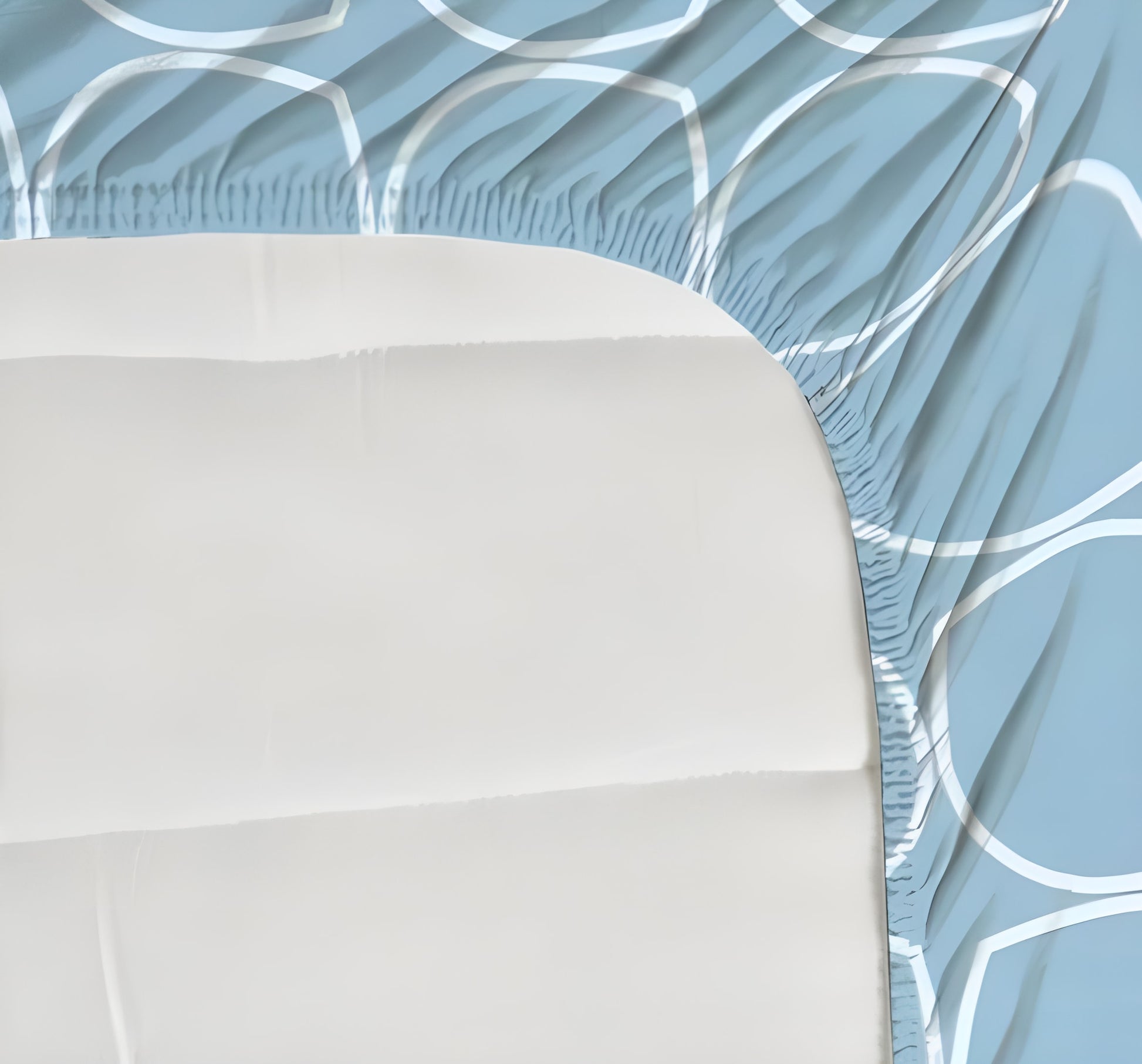 SKY CIRCLE 220 TC Cotton All Round Elastic Fitted Bedsheet with  2 Pillow Covers  (72X78X Upto 10 Inches) & 360 Degree Elasticated