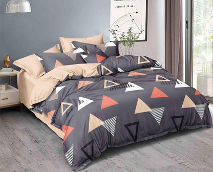 ANGLED 220 TC Cotton All Round Elastic Fitted Bedsheet with  2 Pillow Covers  (72X78X Upto 10 Inches) & 360 Degree Elasticated | BS