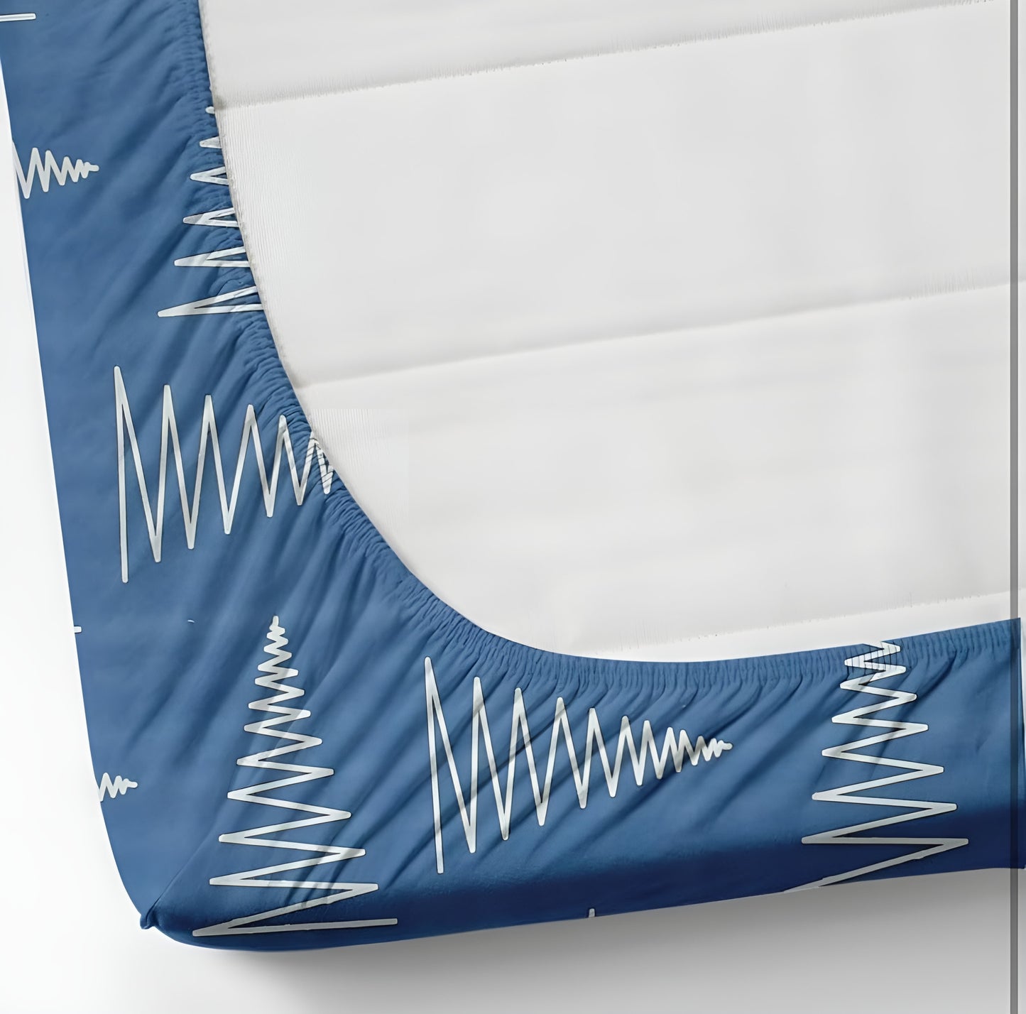 EV DESIGN 220 TC Double Bedsheet With 2 Pillow Covers (72X78X Upto 10 Inches) & 360 Degree Elasticated
