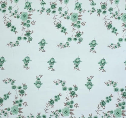 LIGHT GREEN 220 TC  Fitted Elastic Bedsheet With Two Pillow Covers (72X78X Upto 10 Inches) & 360 Degree Elasticated