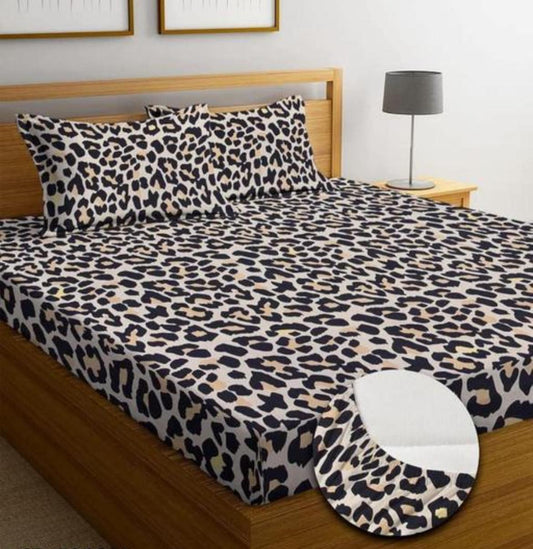 TIGRESS Premium King Size Fitted Bedsheet  (72X78X Upto 10 Inches) & 360 Degree Elasticated