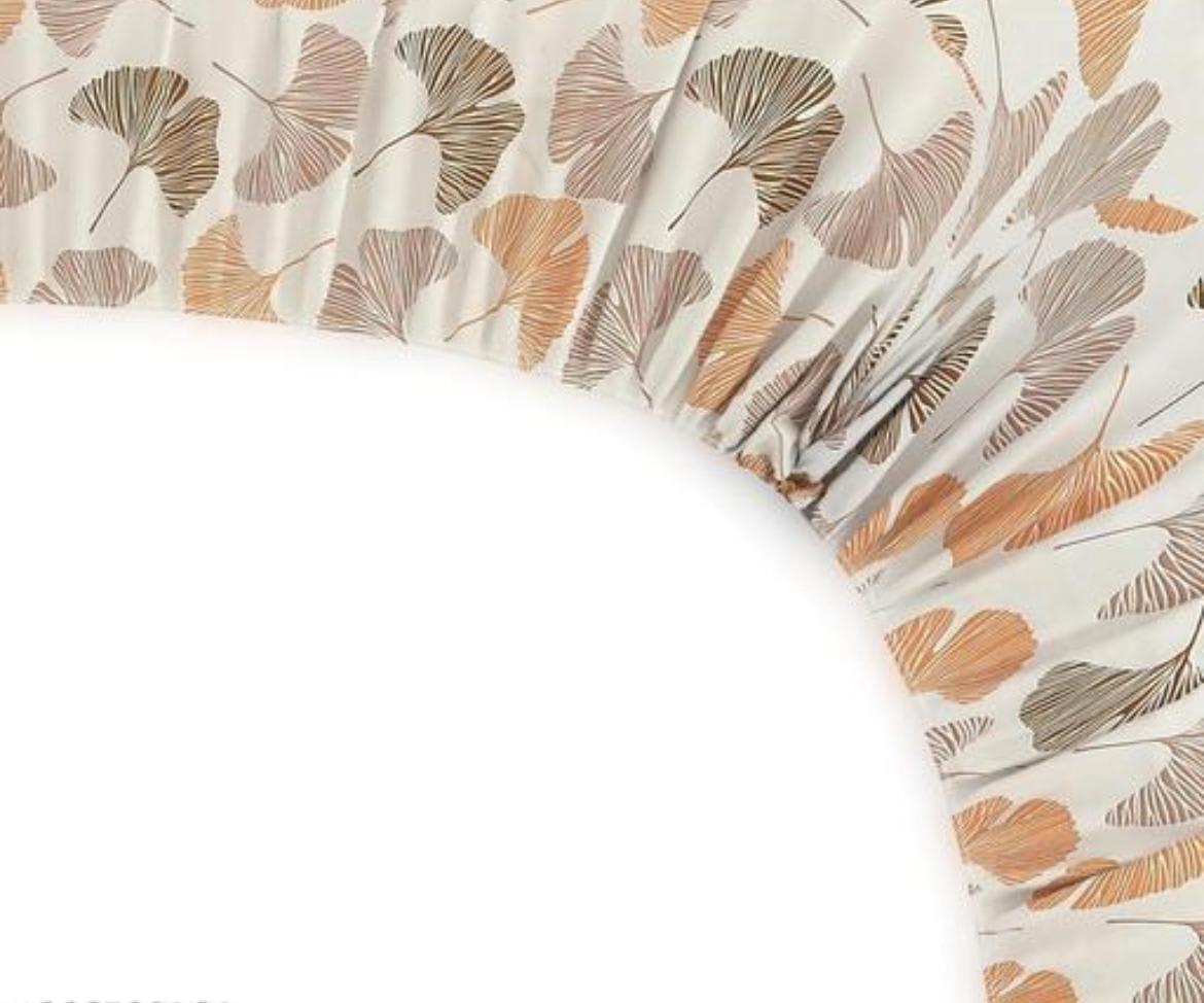 CREAM Premium Double Bedsheet With 2 Pillow Covers  (72X78X Upto 10 Inches) & 360 Degree Elasticated