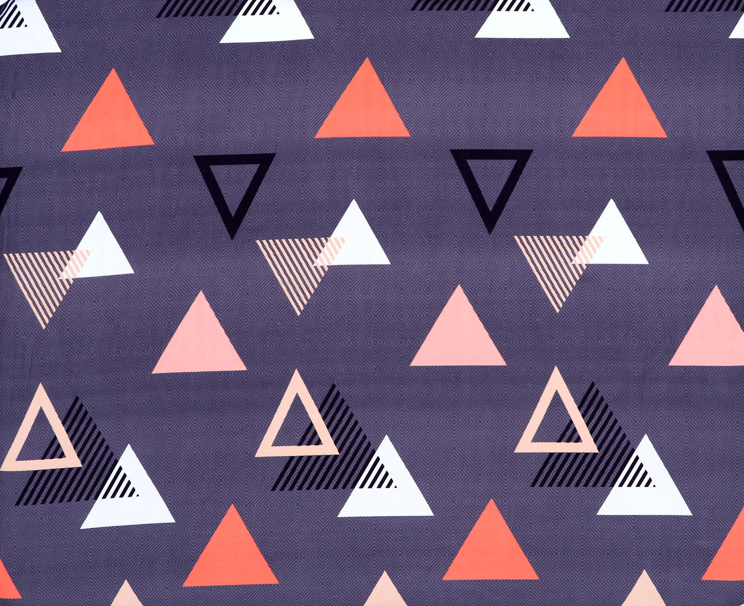 PURPLE MISS 220 TC  Fitted Elastic Bedsheet With Two Pillow Covers  (72X78X Upto 10 Inches) & 360 Degree Elasticated