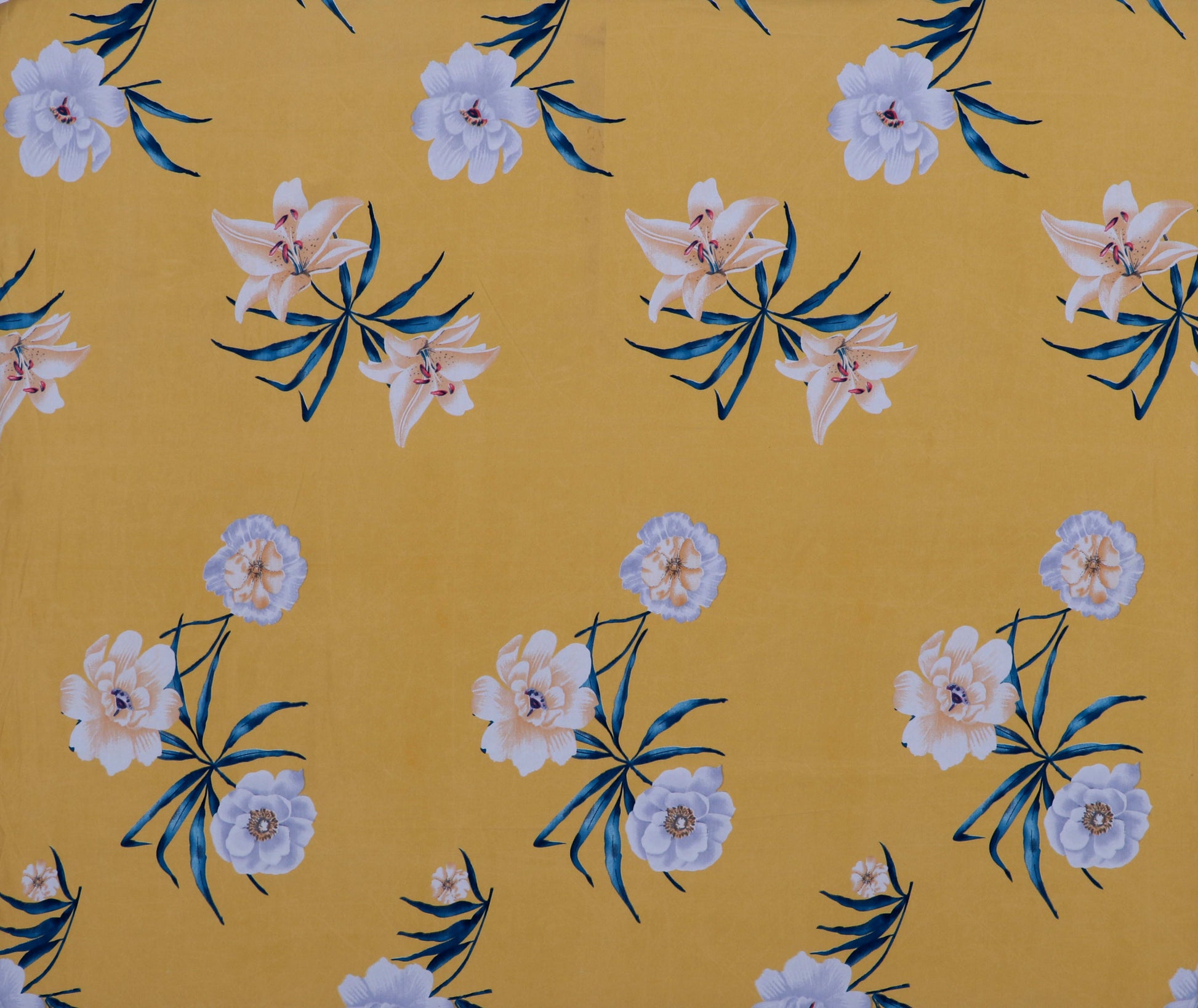 YELLOW BASE Fitted Elastic Bedsheet With Two Pillow Covers (72X78X Upto 10 Inches) & 360 Degree Elasticated