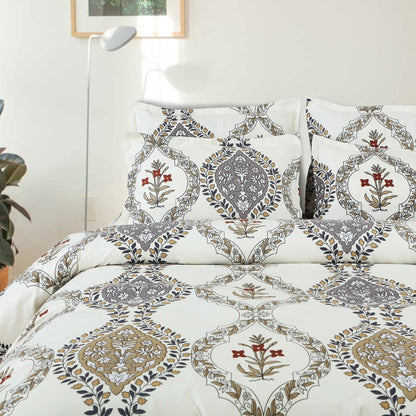 BEST SELLER Premium  Fitted Elastic Bedsheet With Two Pillow Covers  (72X78X Upto 10 Inches) & 360 Degree Elasticated