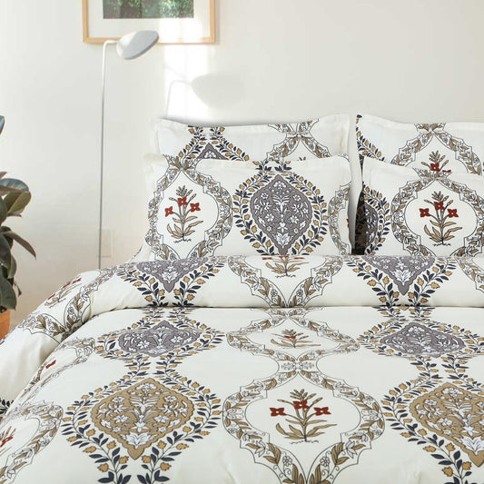 BEST SELLER Premium  Fitted Elastic Bedsheet With Two Pillow Covers  (72X78X Upto 10 Inches) & 360 Degree Elasticated