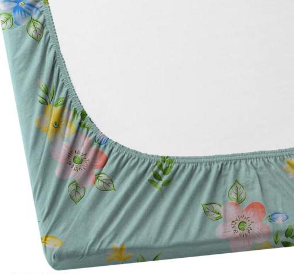 SMARTY Premium Double Bedsheet With 2 Pillow Covers (72X78X Upto 10 Inches) & 360 Degree Elasticated