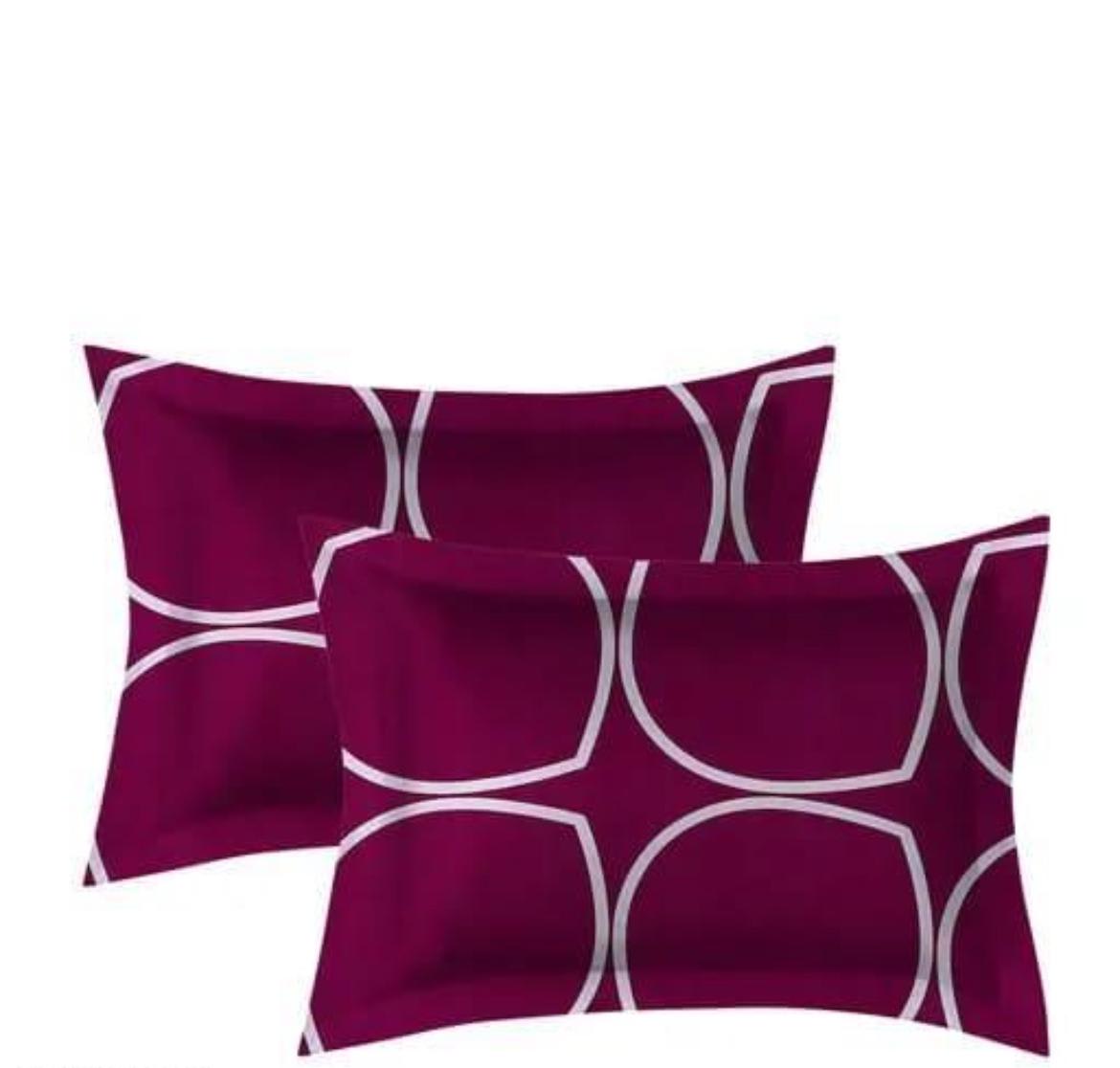 MAROON AUDIS Premium King Size Fitted Bedsheet  (72X78X Upto 10 Inches) & 360 Degree Elasticated