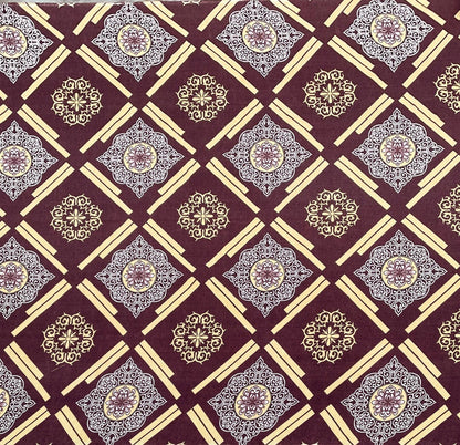 BROWN CHECK Premium  Fitted Elastic Bedsheet With Two Pillow Covers (72X78X Upto 10 Inches) & 360 Degree Elasticated