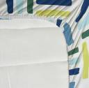 GEOMETRIC Premium Fitted Elastic Bedsheet With Two Pillow Covers (72X78X Upto 10 Inches) & 360 Degree Elasticated